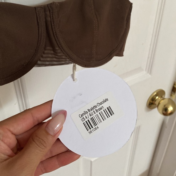 NWT Princess Polly Camilla Bralette (Brown/US 4) - Picture 3 of 5